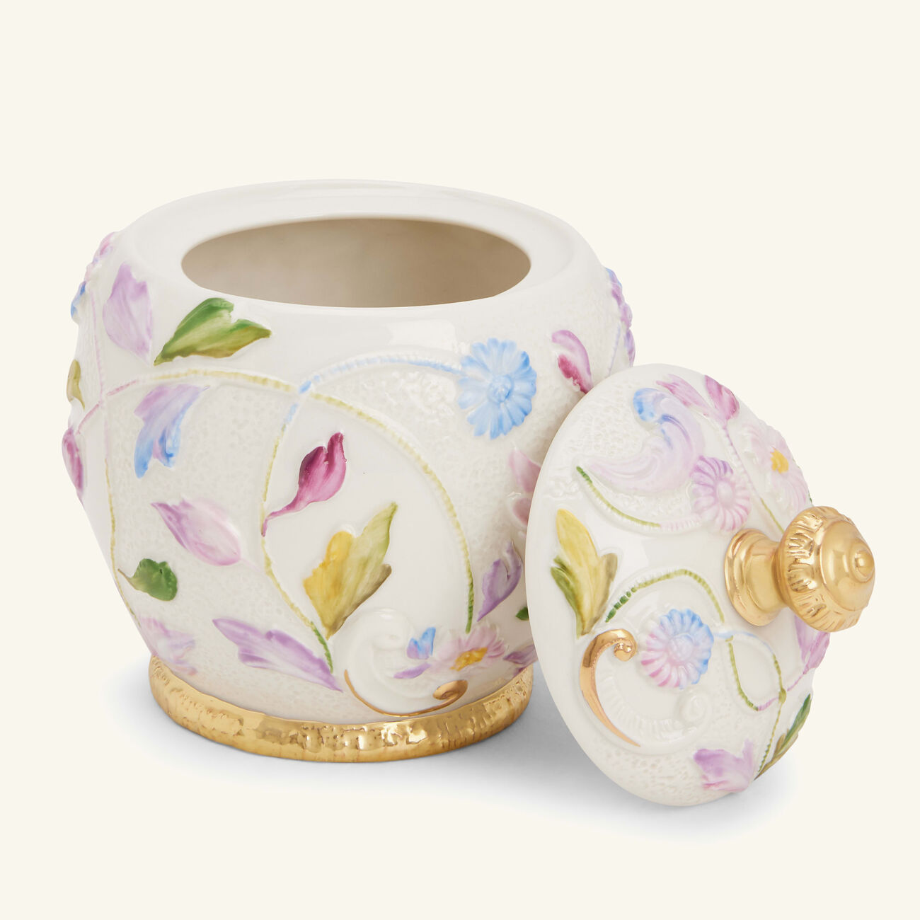 villari taormina sugar bowl white