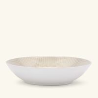 bernardaud sol soup plate round gold 19cm