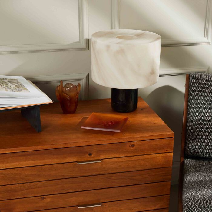 daum cavalcade trinket tray square small yellow