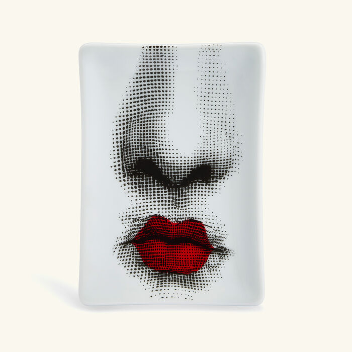 fornasetti bacio ashtray rectangular small black