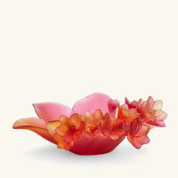 daum safran centerpiece orange