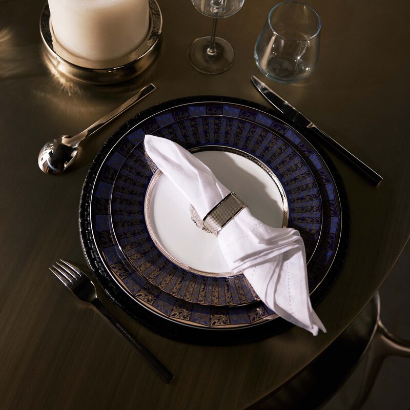 Eventail Serving Plate Oval Silver bernardaud eventail serving plate oval silver