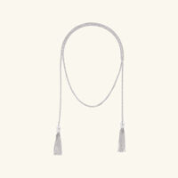 christofle pompon necklace chain sterling silver