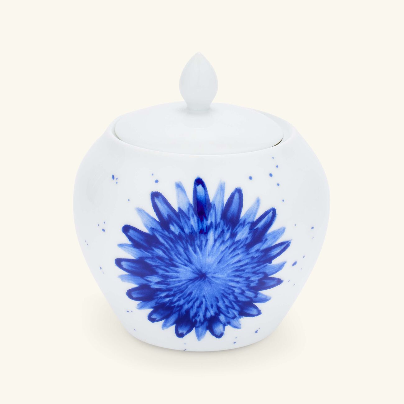 bernardaud in bloom sugar bowl blue