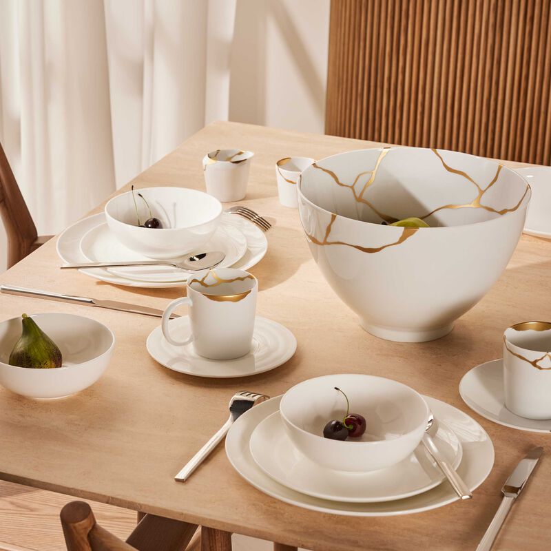 برناردو طبق السلطة كينتسوغي أبيض 27 سم