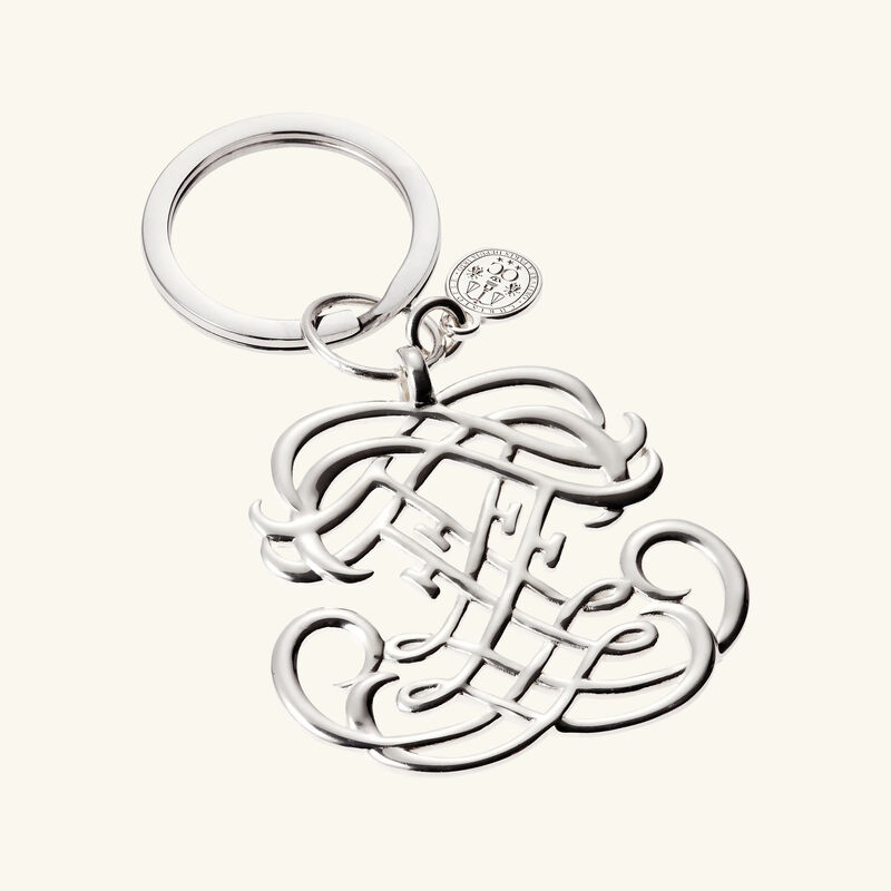 Mavelot EE Key Chain Sterling Silver christofle mavelot ee key chain sterling silver