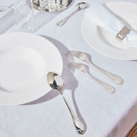 كريستوفل ملعقة مارلي للطعام باللون الفضي