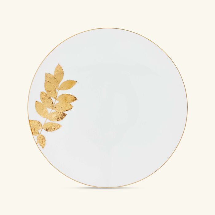 Vegetal Or Salad Plate Gold 21cm bernardaud vegetal or salad plate gold 21cm