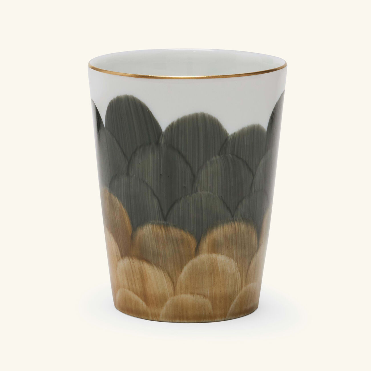 marie daage cercle d  cailles goblet glass green