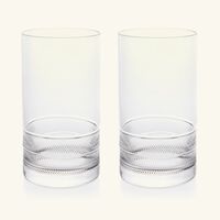 ralph lauren home remy highball drinking glass clear set of 2