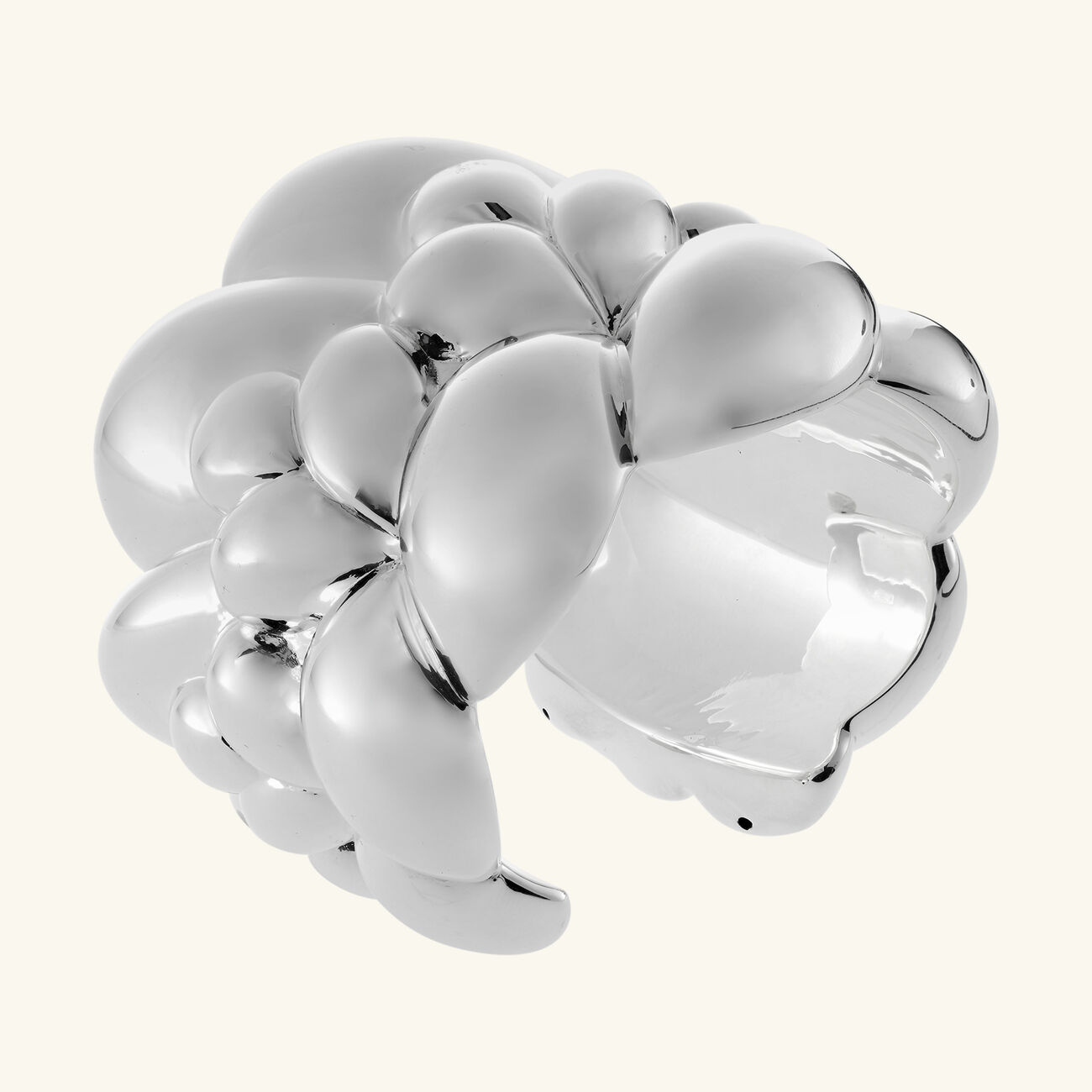 Babylone Cuff Bracelet Sterling Silver Size 2 christofle babylone cuff bracelet sterling silver size 2