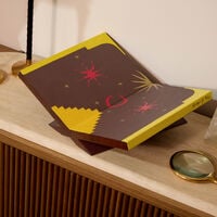 assouline culture classic bookstand brown