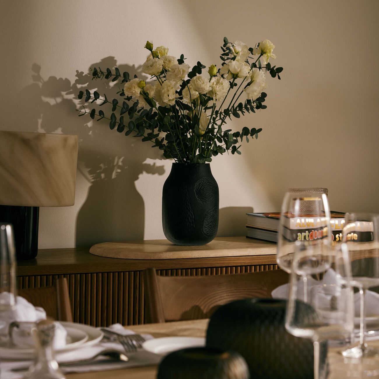 Heroine Meret Vase Round Large Smoke ruckl heroine meret vase round large smoke