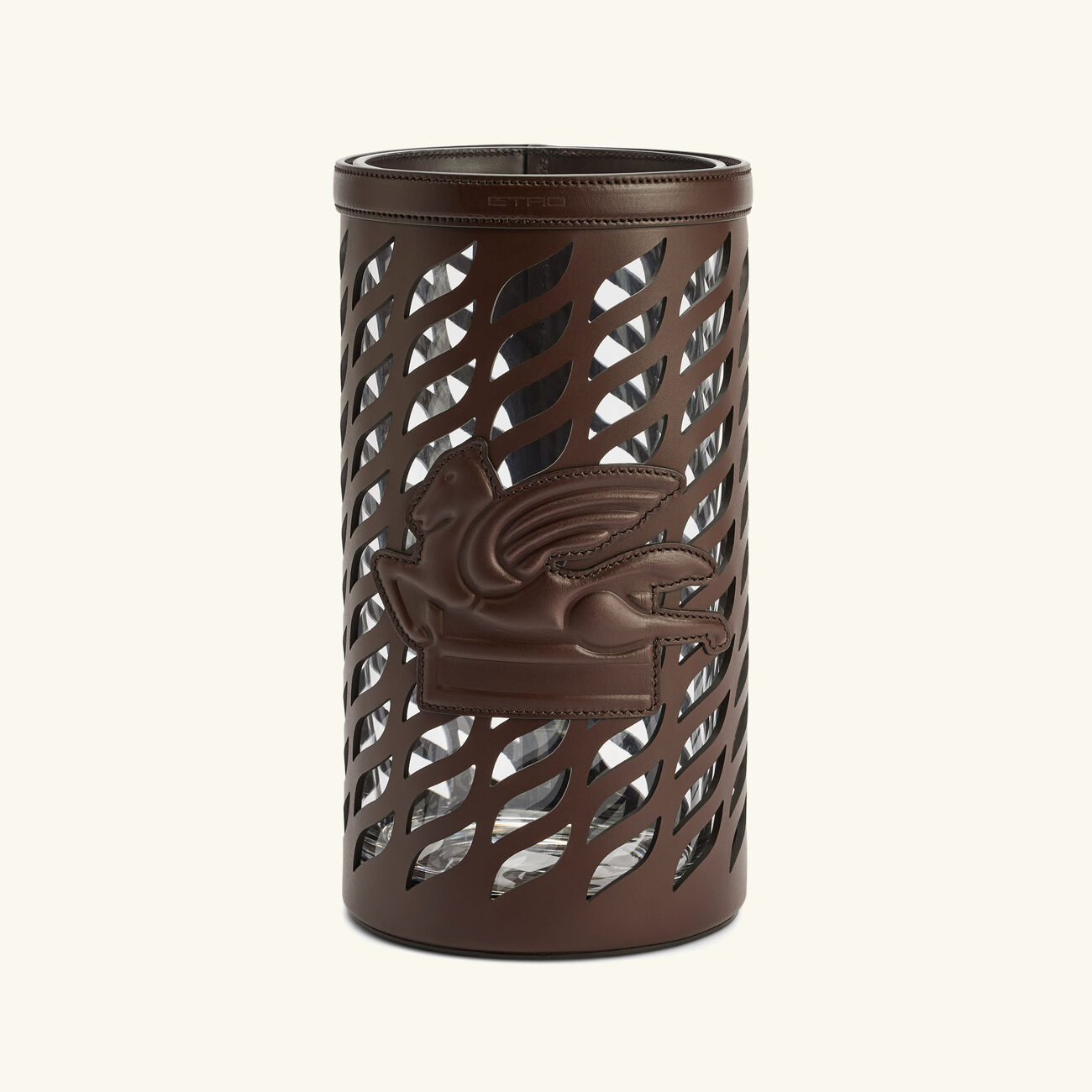 Drill Vase Medium Dark Brown etro drill vase medium dark brown