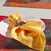 Glam Fly Napkin Ring Set Of 4 kim seybert glam fly napkin ring set of 4