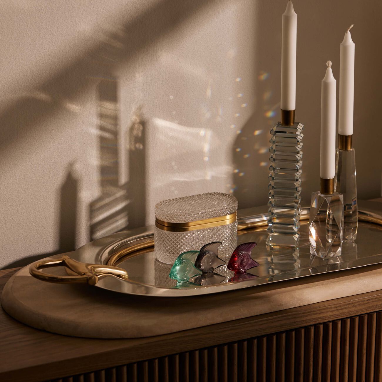 Fish Figurine Mini Fuchsia lalique fish figurine mini fuchsia