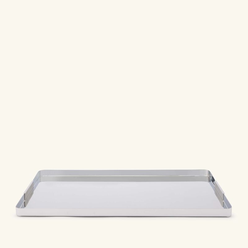 رالف لورين هوم صينية التقديم ثورب مستطيلة كبيرة من الستانلس ستيل