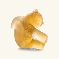 Bear Cub Sculpture Mini Yellow daum bear cub sculpture mini yellow