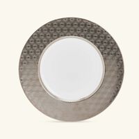 Divine Service Plate Round Silver 32cm bernardaud divine service plate round silver 32cm