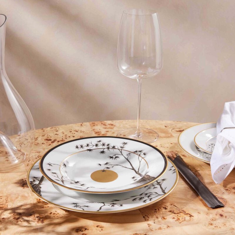 Vieux Kyoto Soup Plate Black 22cm pinto paris vieux kyoto soup plate black 22cm