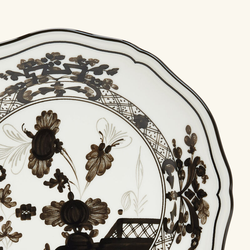 Oriente Italiano Bread Plate Grey ginori 1735 oriente italiano bread plate grey