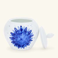 bernardaud in bloom sugar bowl blue