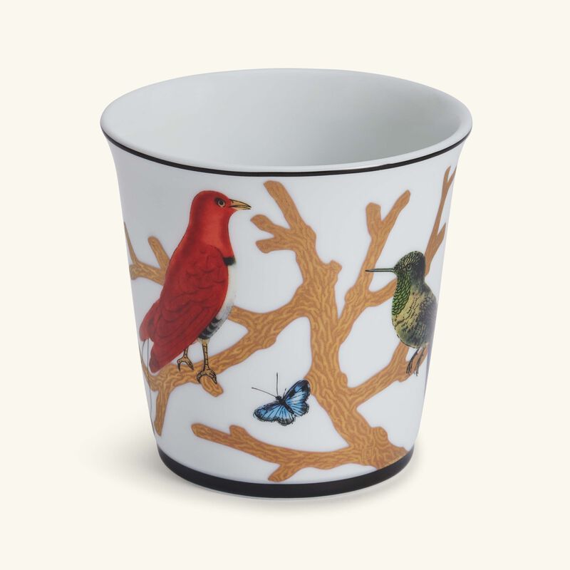Aux Oiseaux Tumbler with Candle bernardaud aux oiseaux tumbler with candle
