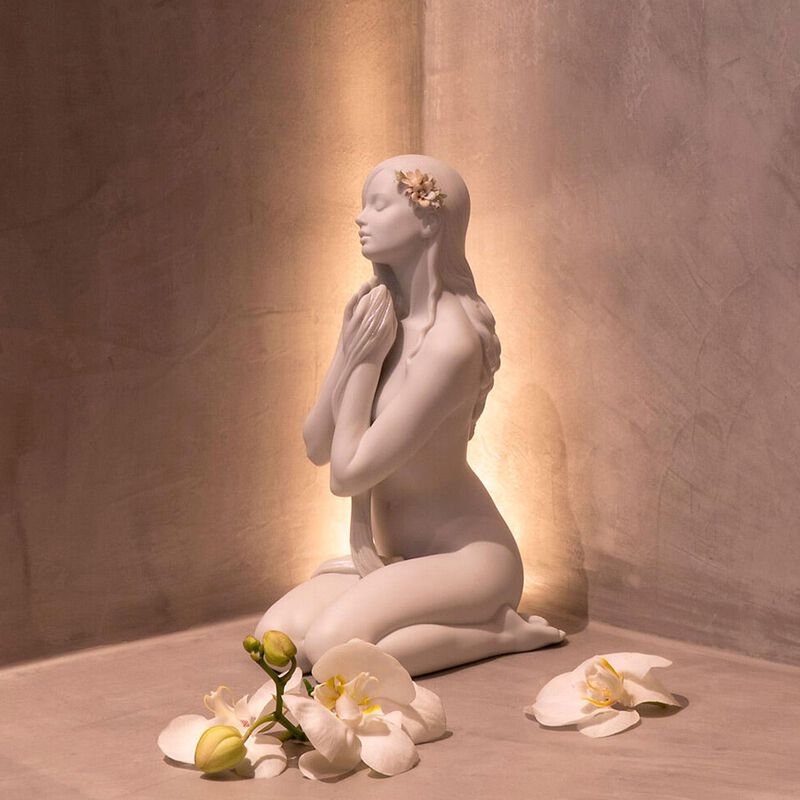 Inner Peace Woman Sculpture Medium White lladro inner peace woman sculpture medium white