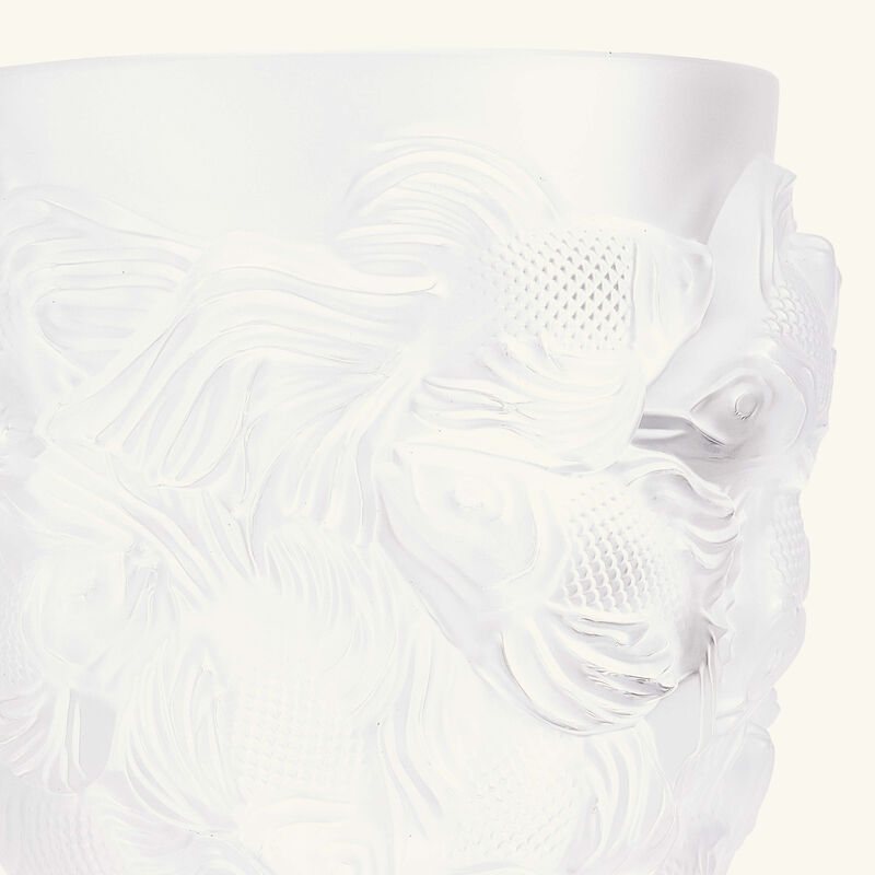 Rosetail Vase Small Clear lalique rosetail vase small clear