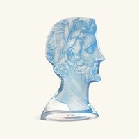 Grand Tour God Bust Sculpture Extra Large Blue jonathan adler grand tour god bust sculpture extra large blue