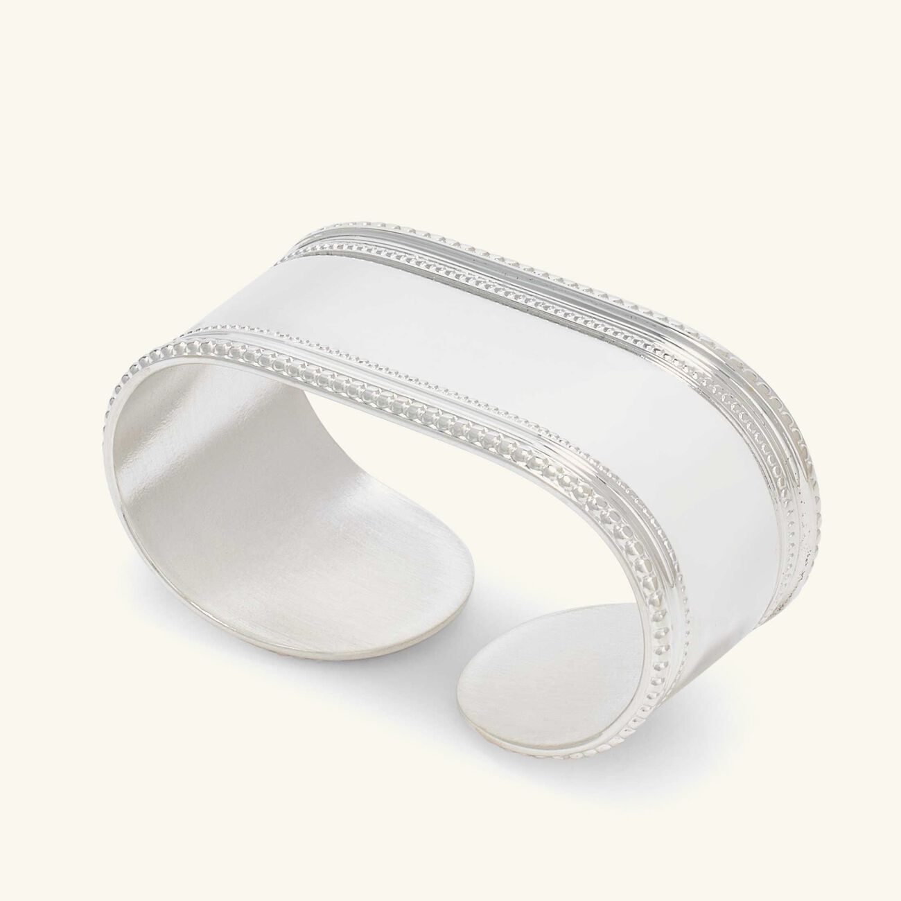 christofle open rosine napkin ring silver plated