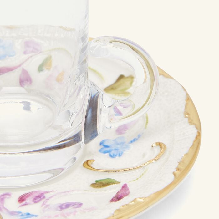 villari taormina arabic tea cup   saucer white