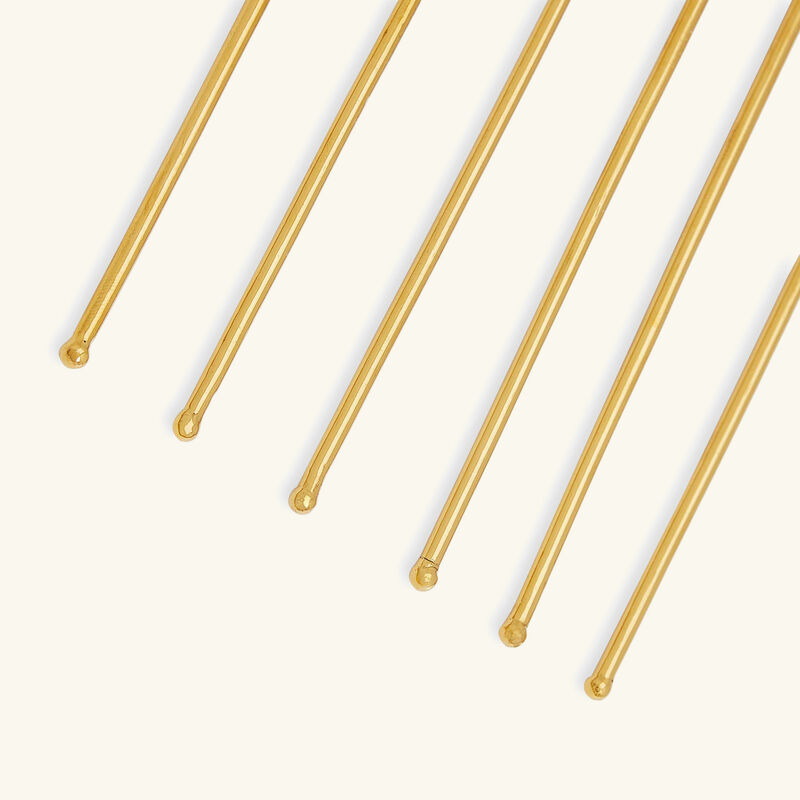 ira udaipur sagar swizzle stir gold set of 6