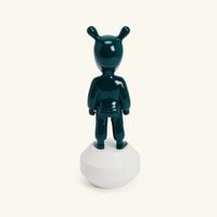 The Guest Sculpture Dark Small Green lladro the guest sculpture dark small green