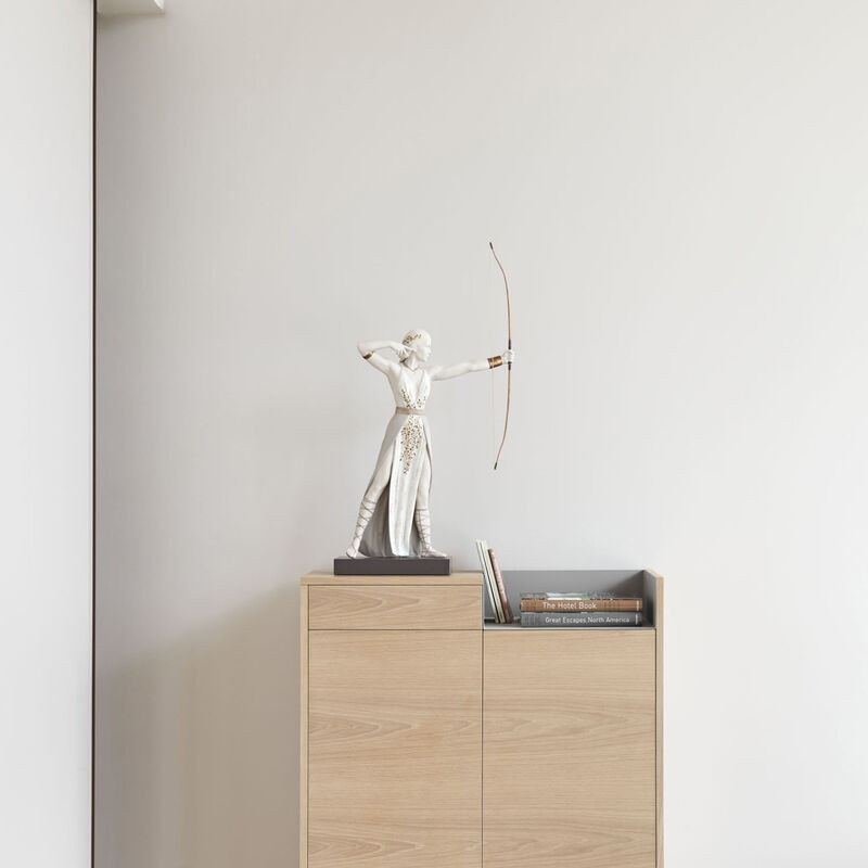 Diana Sculpture Small White lladro diana sculpture small white