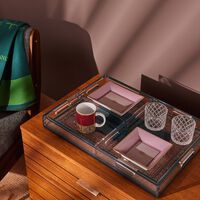 etro pegaso trinket tray square small pink