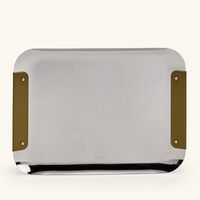 Club Serving Tray Rectangular Medium Stainless Steel 32cm christofle club serving tray rectangular medium stainless steel 32cm