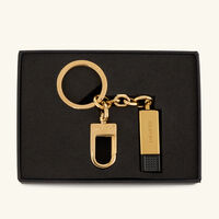Double Puncher Cigar Cutter Gold st dupont double puncher cigar cutter gold