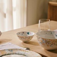 Feerie Michael Cailloux Rice Bowl Blue 12cm bernardaud feerie michael cailloux rice bowl blue 12cm