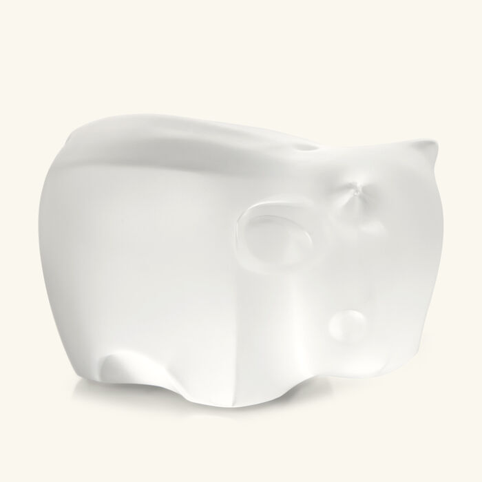 Niu Wang Wang OX Sculpture Small Clear lalique niu wang wang ox sculpture small clear