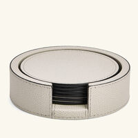 Tao Coasters Holder Round Grey with 6 Coasters giobagnara tao coasters holder round grey with 6 coasters