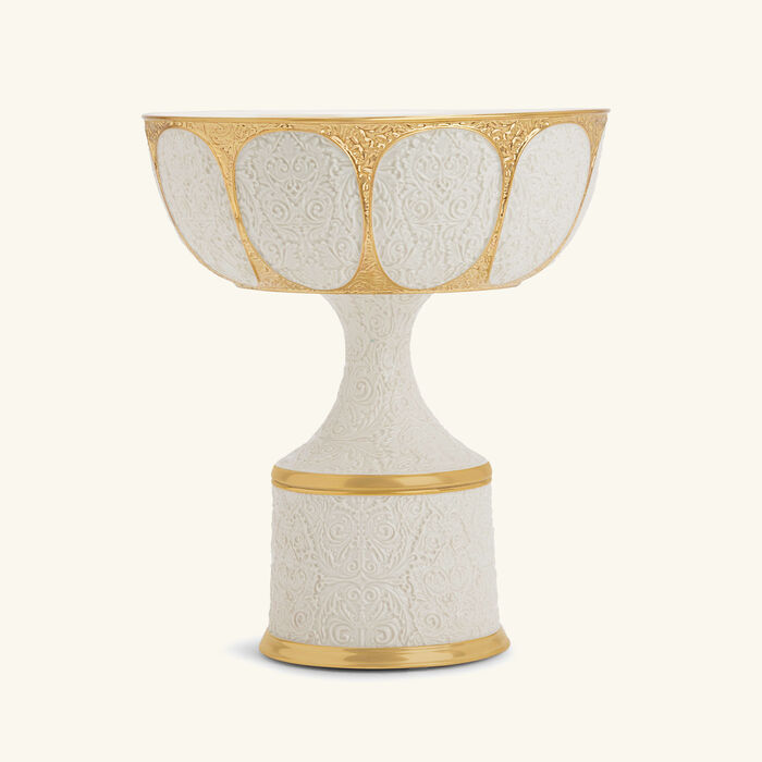 villari peacock cake stand white