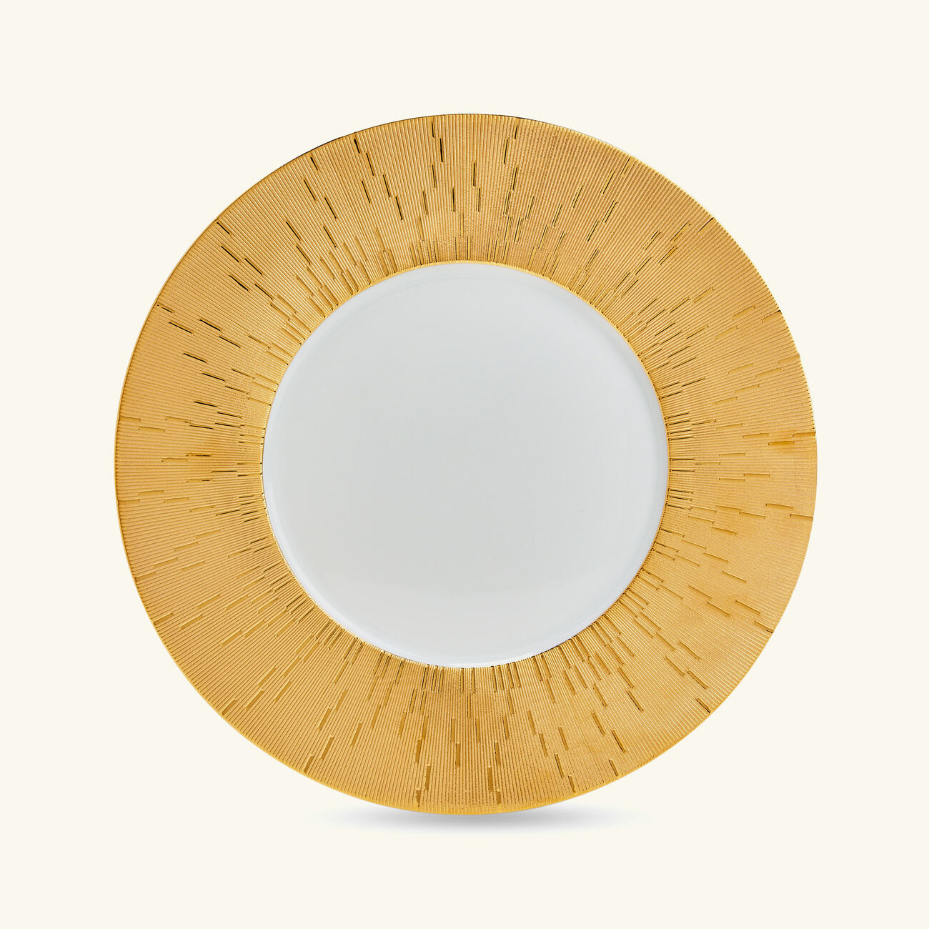 haviland infini underplate round gold 32cm