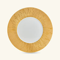 haviland infini underplate round gold 32cm