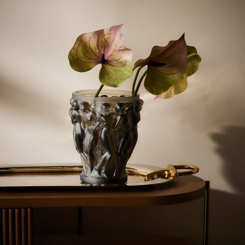 لاليك مزهرية باكانت صغيرة بنية