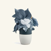 Vase with Flowers Large Blue lladro vase with flowers large blue