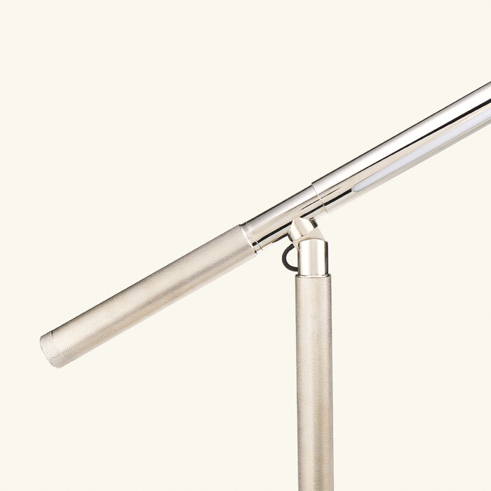 Barrett Knurled Boom Arm Desk Light Nickel ralph lauren home barrett knurled boom arm desk light nickel