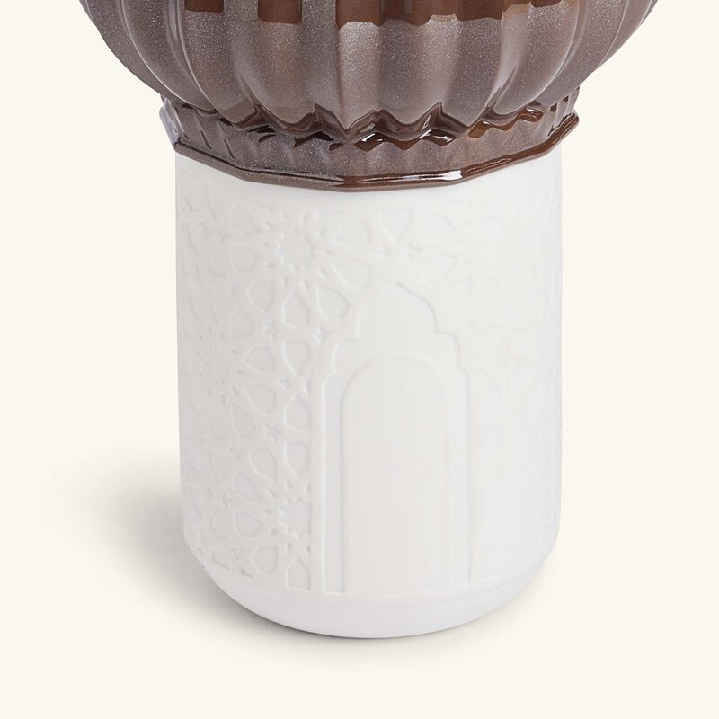 lladro majestic nights candle brown