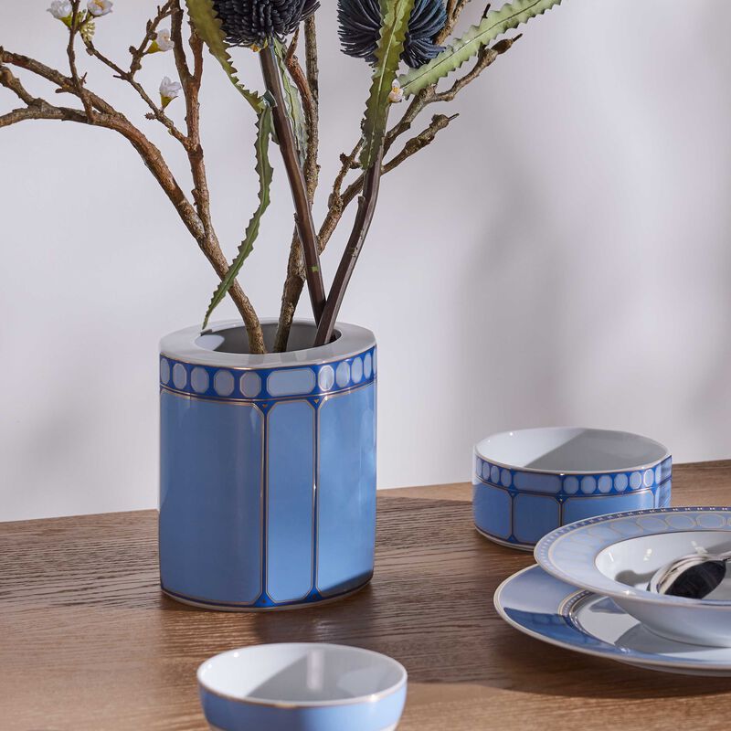 روزنتال مزهرية سيغنوم آزور متوسطة زرقاء