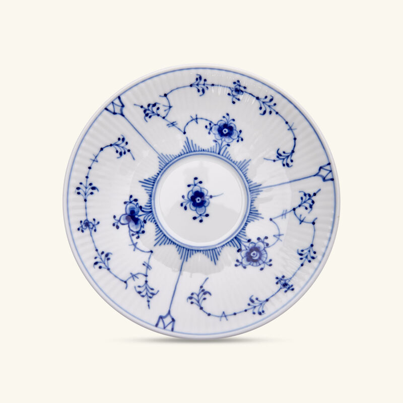 فنجان القهوة مع صحنه بلو فلوتد رويال كوبنهاغن فنجان القهوة مع صحنه بلو فلوتد